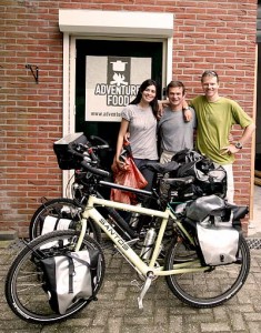 Hans van der Meulen outside his Adventure food factory