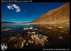 Badwater, Death Valley, lowest point in US