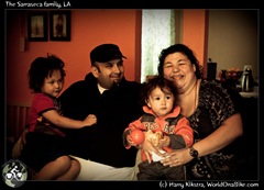 The Sarraseca family, LA