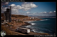 Ruta libre near Rosarito beaches, Mexico