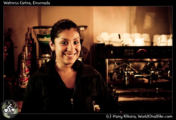 Waitress Carina, Ensenada