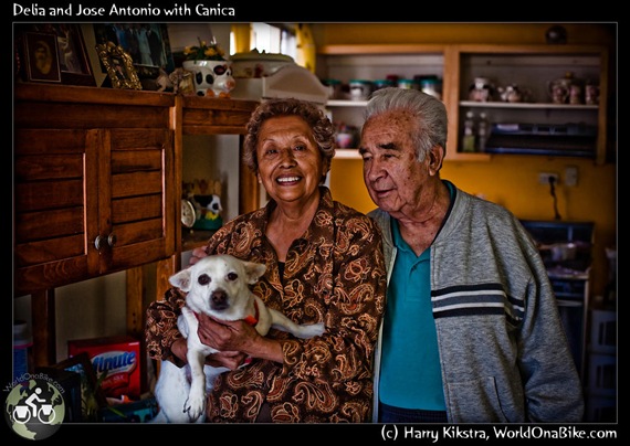 Delia and Jose Antonio with Canica