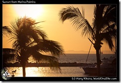 Sunset from Marina Palmira