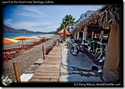 Lunch at the beach near Santiago, Colima