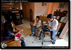 Interview at Ulises' place for Atractor