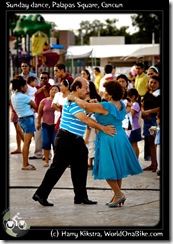 Sunday dance, Palapas Square, Cancun