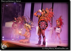 Dance performance, Cancun