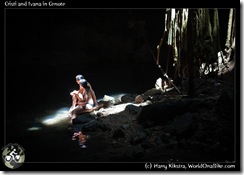 Cristi and Ivana in Cenote
