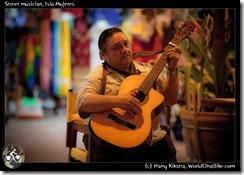 Street musician, Isla Mujeres