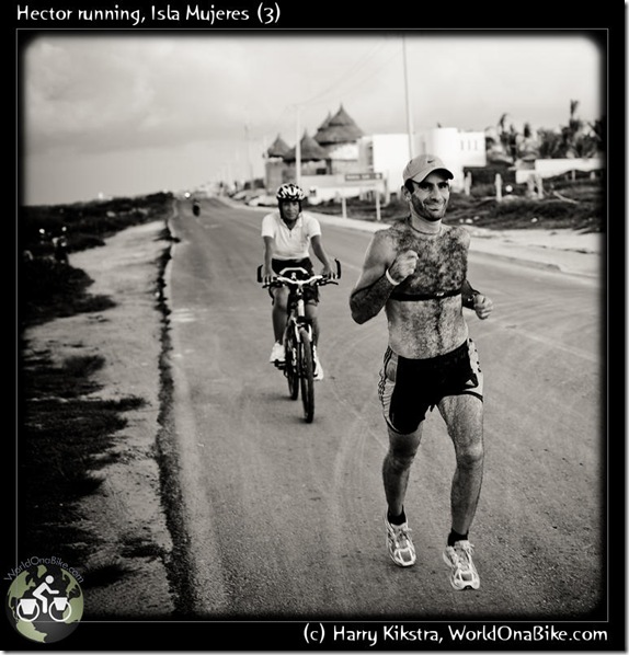 Hector running, Isla Mujeres (3)