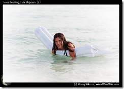 Ivana floating, Isla Mujeres (4)