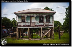 Old house, Northern Highway, Belize