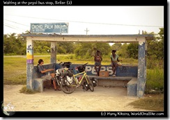Waiting at the pepsi bus stop, Belize (2)