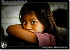 Kids in bus to San Ignacio, Belize (5)