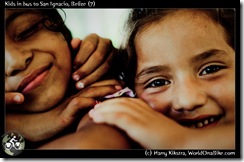 Kids in bus to San Ignacio, Belize (7)