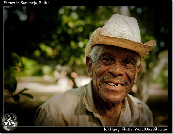 Farmer in Sarteneja, Belize