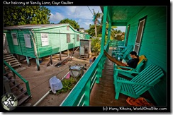 Our balcony at Sandy Lane, Caye Caulker